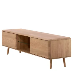 Weiß geöltes TV Board aus Eiche Massivholz - Bakaras^Wohnen Best