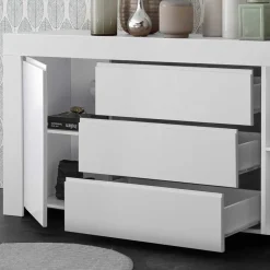 Weiß lackiertes Sideboard mit 184 cm Breite - Mikes I^Wohnen Best