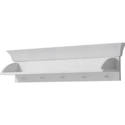 Weiß lackiertes Wandboard aus Kiefernholz - Satumare^Wohnen Best