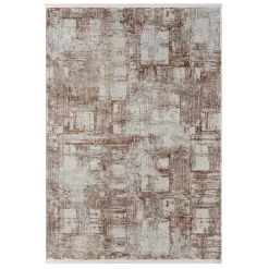 Wohnen Weicher Kurzflor Teppich mit Vintage Optik - Stick