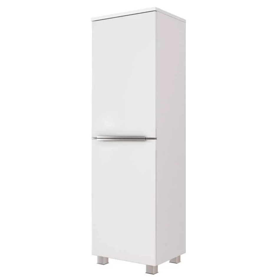 Wohnen Weiße Bad Ausstattung mit LED - Livendas (fünfteilig)