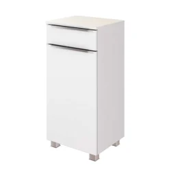 Wohnen Weiße Bad Ausstattung mit LED - Livendas (fünfteilig)