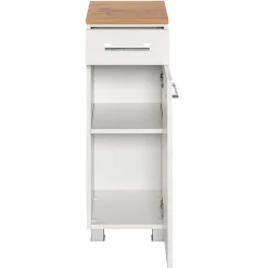 Weiße Badezimmermöbel Einrichtung - Lasdias (fünfteilig)^Wohnen Discount