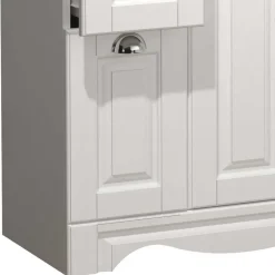 Wohnen Weiße Badmöbel klassisch Set - Akira (dreiteilig)