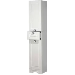 Wohnen Weiße Badmöbel klassisch Set - Akira (dreiteilig)