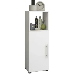 Wohnen Weiße Badmöbel Kombi Set - Sua (vierteilig)