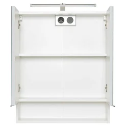 Weiße Badmöbel Kombi zum Aufstellen - Skiranov (vierteilig)^Wohnen New