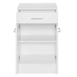 Weiße Badmöbel Kombi zum Aufstellen - Skiranov (vierteilig)^Wohnen New