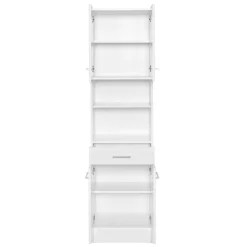 Weiße Badmöbel Kombi zum Aufstellen - Skiranov (vierteilig)^Wohnen New