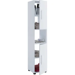 Weiße Badmöbel Kombination Set - Sua (vierteilig)^Wohnen New