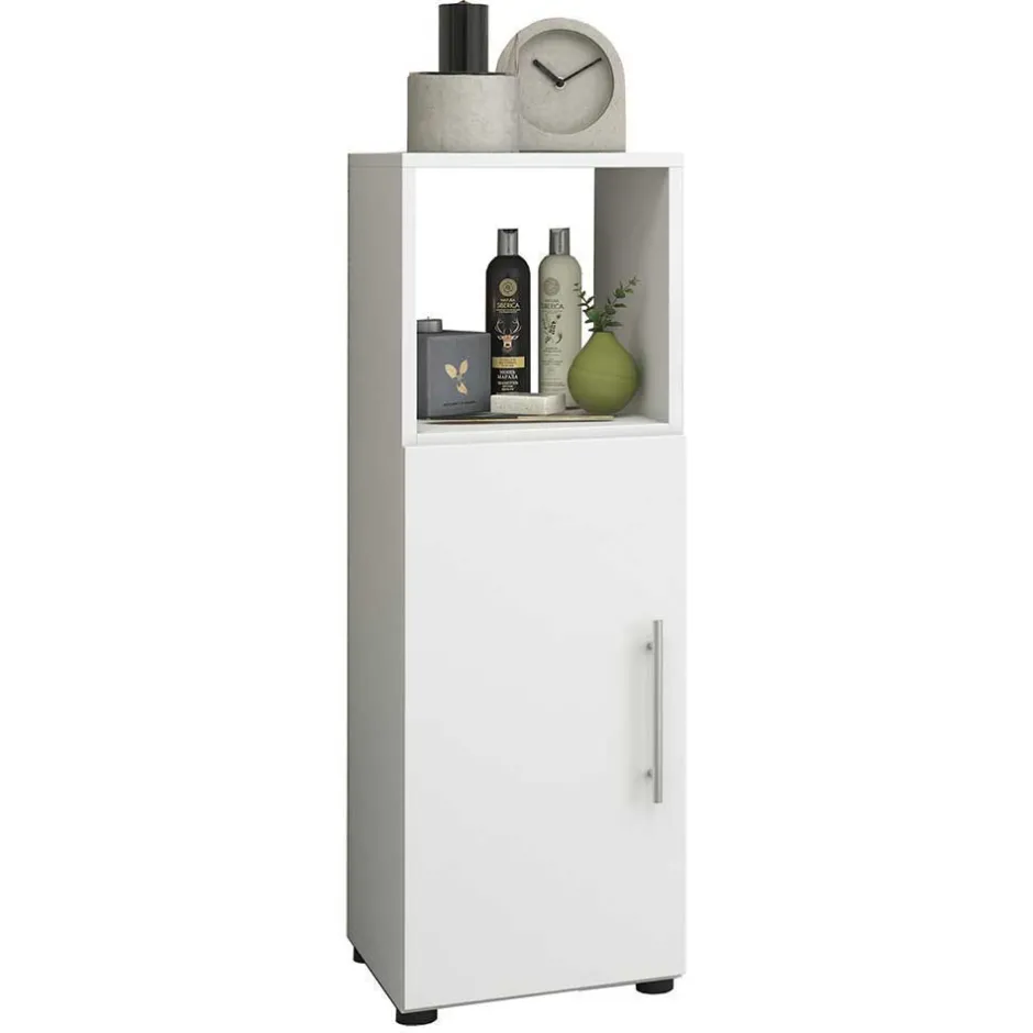 Weiße Badmöbel Kombination Set - Sua (vierteilig)^Wohnen New