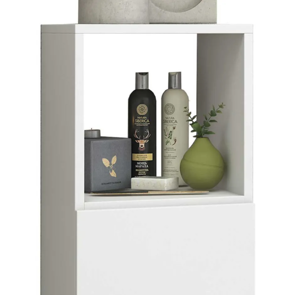 Weiße Badmöbel Kombination Set - Sua (vierteilig)^Wohnen New