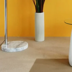 Wohnen Weiße Bogenlampe höhenverstellbar - Marisa