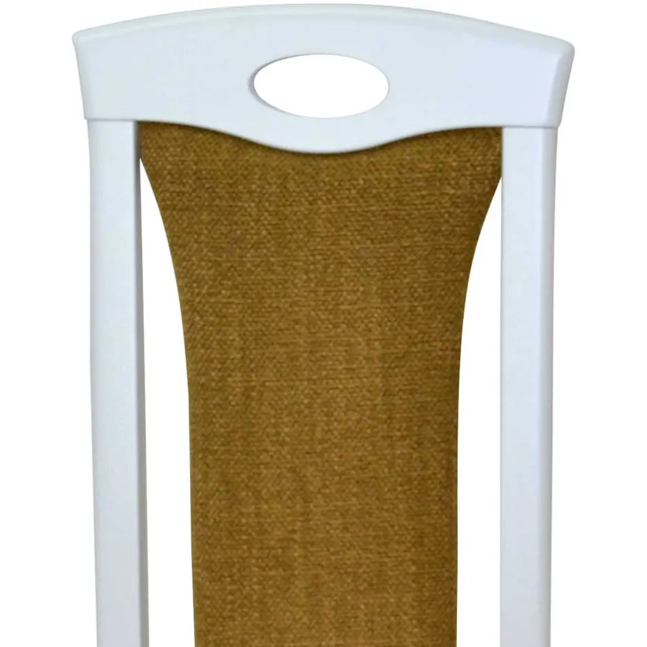 Wohnen Weiße Esszimmergruppe für 4 Personen - Calasso (fünfteilig)