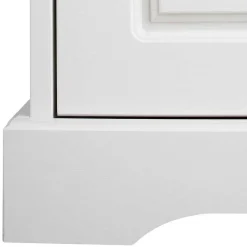 Wohnen Weiße Flurbank mit Schuhklappe - Vesrav