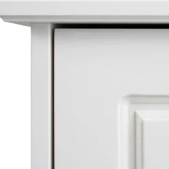 Wohnen Weiße Flurbank mit Schuhklappe - Vesrav