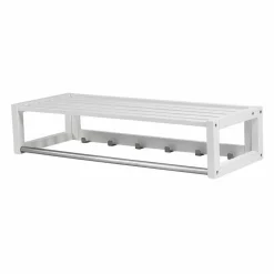 Wohnen Weiße Hängegarderobe aus Massivholz - Gorfu