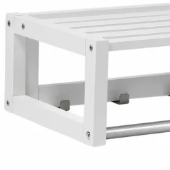 Wohnen Weiße Hängegarderobe aus Massivholz - Gorfu