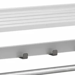 Wohnen Weiße Hängegarderobe aus Massivholz - Gorfu