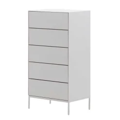 Wohnen Weiße Hochkommode mit Bodenfreiheit - Dresconio