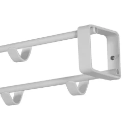 Wohnen Weiße Stahl-Wandgarderobe mit 60cm Breite - Torosma