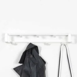 Wohnen Weiße Stahl-Wandgarderobe mit 60cm Breite - Torosma