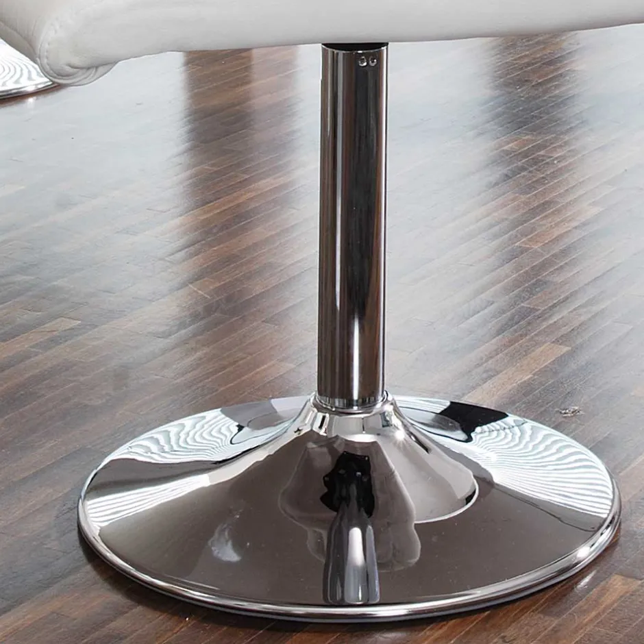 Wohnen Weiße Stühle drehbar - Basel (4er Set)