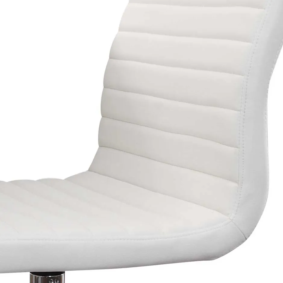 Wohnen Weiße Stühle drehbar - Basel (4er Set)