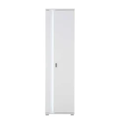 Weiße TV Anbauwand Möbelset - Tirol (vierteilig)^Wohnen Hot