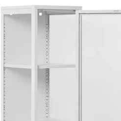 Weiße Vitrine aus Stahl - Sancrez^Wohnen New