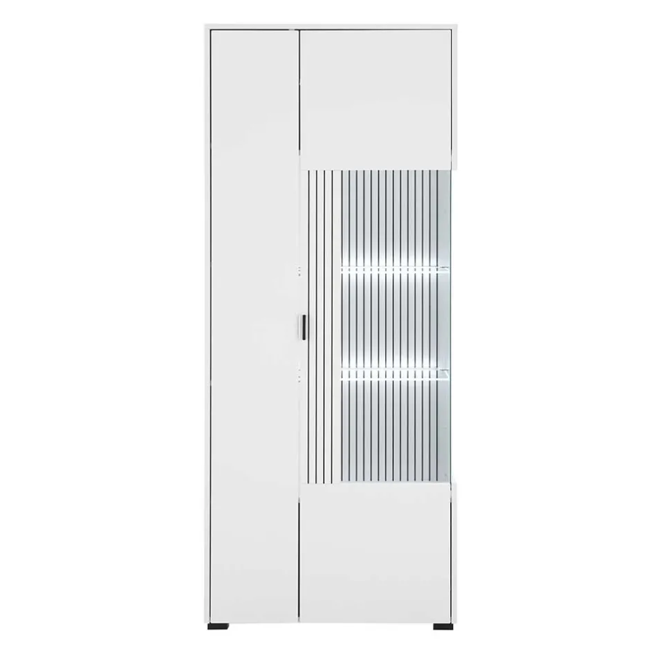 Weiße Vitrine fürs Wohnzimmer - Dualkos^Wohnen Clearance