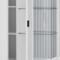 Weiße Vitrine fürs Wohnzimmer - Dualkos^Wohnen Clearance