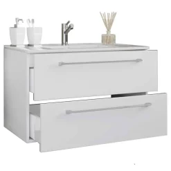 Weiße Waschtischkonsole & Spiegel - Ipsum (zweiteilig)^Wohnen Clearance