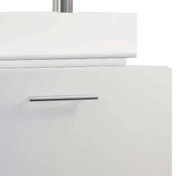 Wohnen Weiße Waschtischkonsole mit zwei Fächern & Tür - Ziovarica