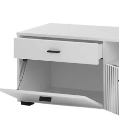 Wohnen Weiße Wohnzimmerschränke & Wandboard im Set - Dualkos (vierteilig)