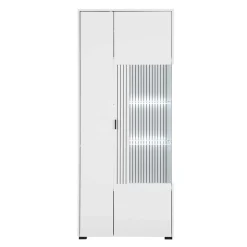 Wohnen Weiße Wohnzimmerschränke & Wandboard im Set - Dualkos (vierteilig)