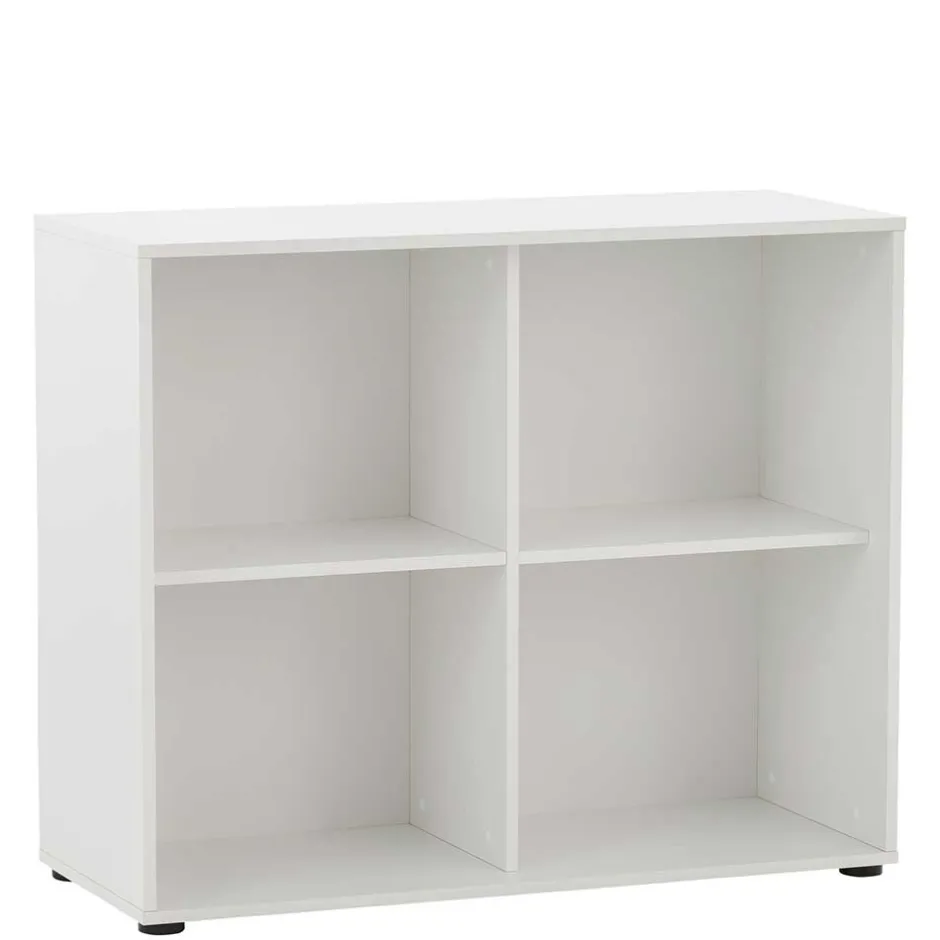 Weißer Aktenschrank mit sieben Fächern - Empire^Wohnen Sale