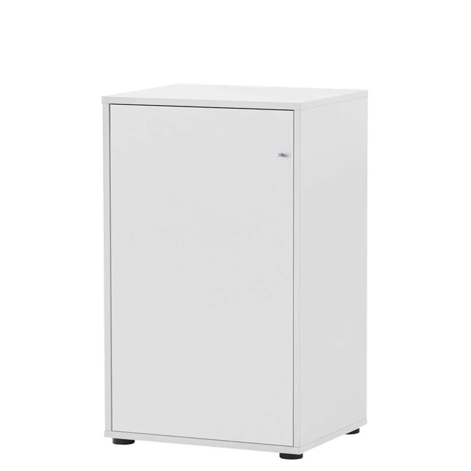 Wohnen Weißer Aktenschrank 1-türig - Empire I