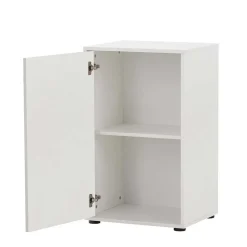 Wohnen Weißer Aktenschrank 1-türig - Empire I