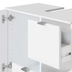Wohnen Weißer Bad Unterschrank für Waschbecken - Jendrics