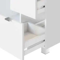 Wohnen Weißer Bad Unterschrank für Waschbecken - Jendrics