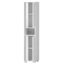 Wohnen Weißer Badezimmerschrank 165 cm hoch - Seriacus