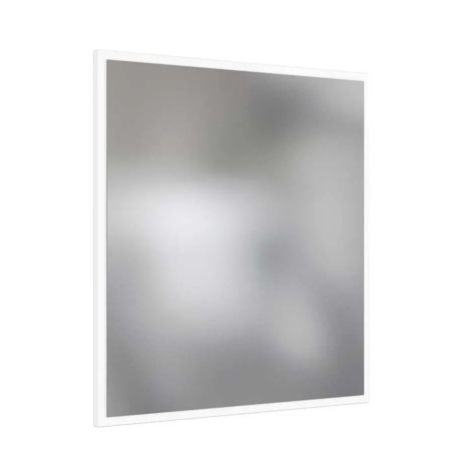 Wohnen Weißer Badspiegel in Rechteckig 60x64 - Livendas