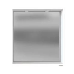 Wohnen Weißer Badspiegel mit Ablage & LED - Enwicos