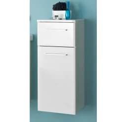 Wohnen Weißer Bad-Unterschrank für Wandmontage - Bahare