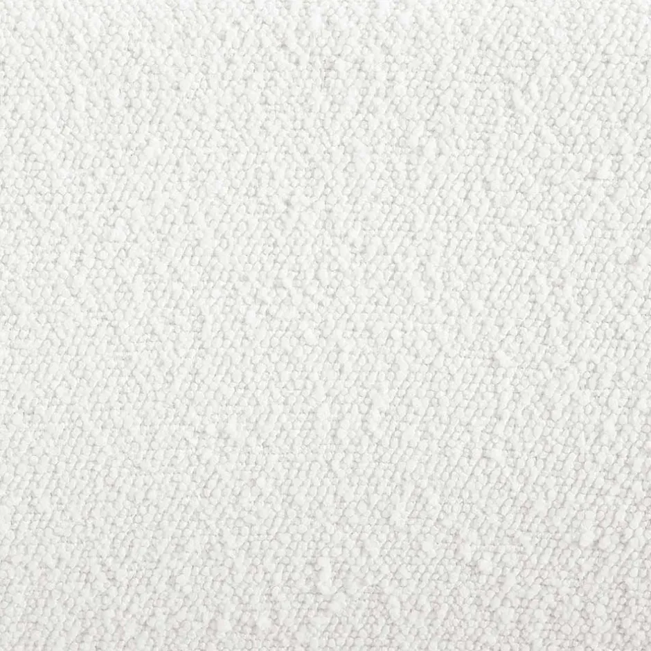 Weißer Boucle Hocker mit Stauraum - Francara^Wohnen Best