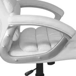 Wohnen Weißer Bürosstuhl in modernem Design - Vandato