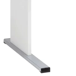 Wohnen Weißer Bürotisch mit Knieraumblende - Radiassu