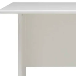Wohnen Weißer Bürotisch mit Knieraumblende - Radiassu