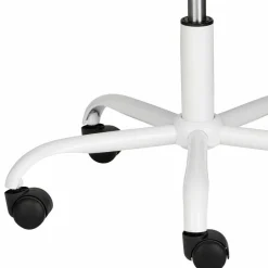 Wohnen Weißer Drehstuhl mit Kunstleder Schalensitz - Chiloena